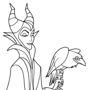 Maleficent অনলাইন রঙিন